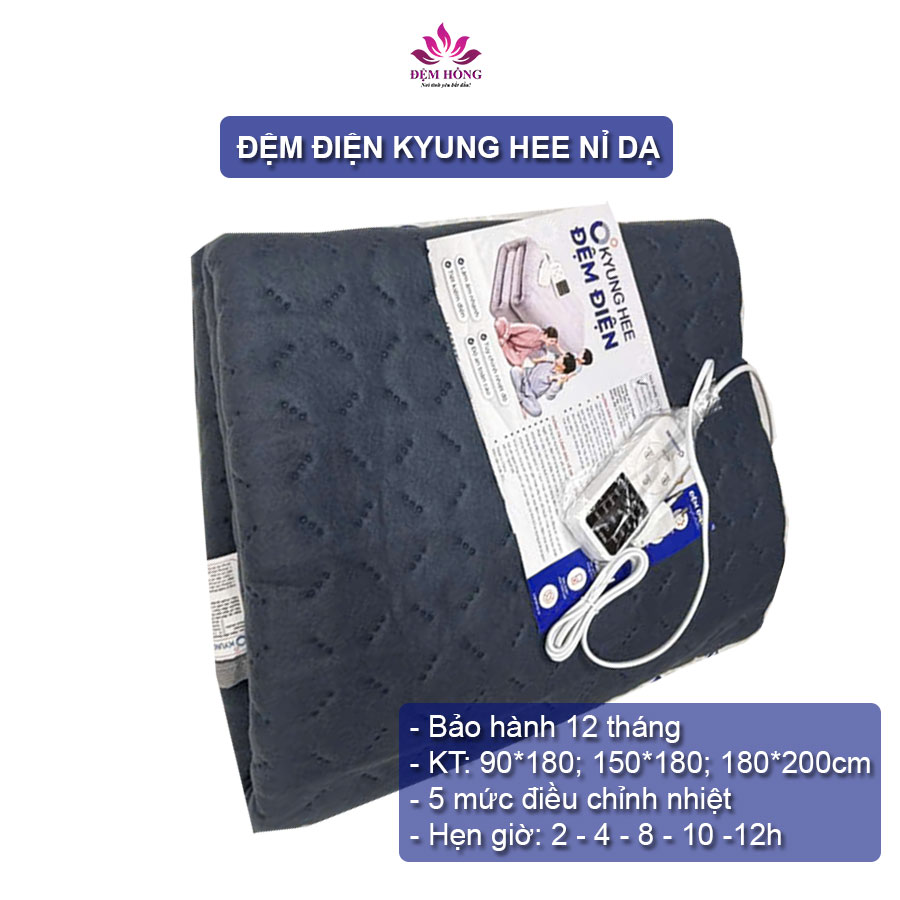 Đệm điện Kyung Hee Ni Da Ghi Tối